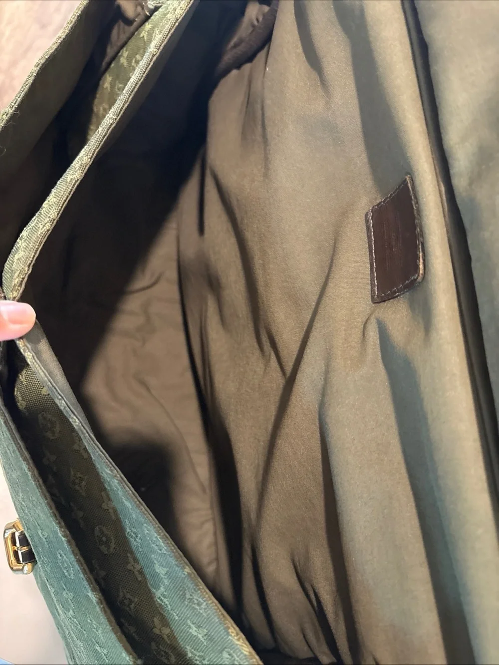 Louis Vuitton Monogram Mini Lin Saumur XL Canvas Messenger Bag
